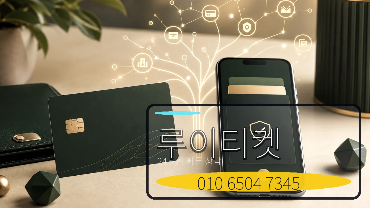 신용카드현금화 루이티켓 확인 상담 이미지