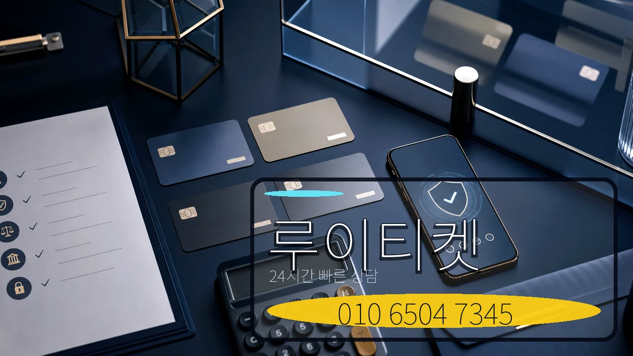 정보이용료현금화 루이티켓 카카오톡 상담 이미지