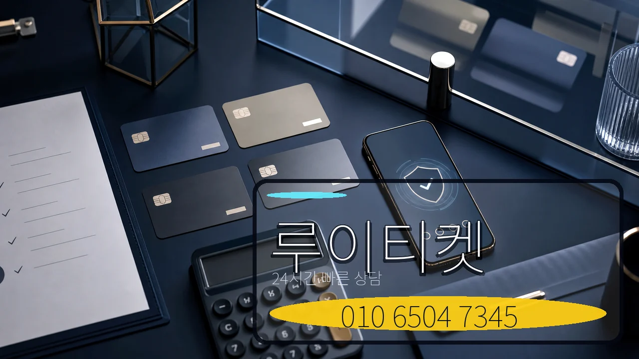 신용카드현금화 루이티켓 확인 상담 이미지