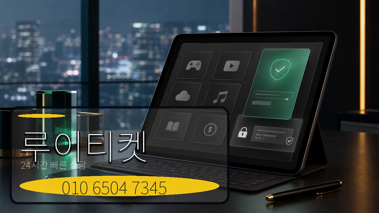 소액결제현금화 루이티켓 전화 상담 이미지