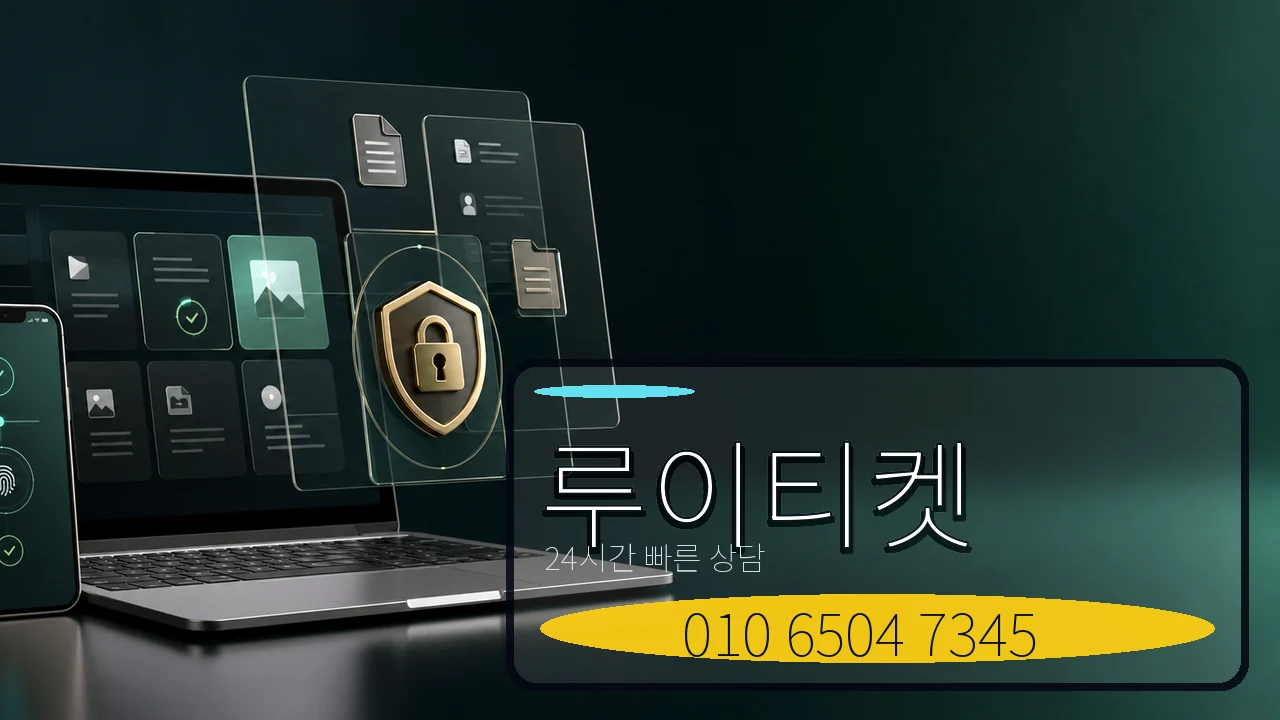 24시 상담문의 루이티켓 전화번호 이미지