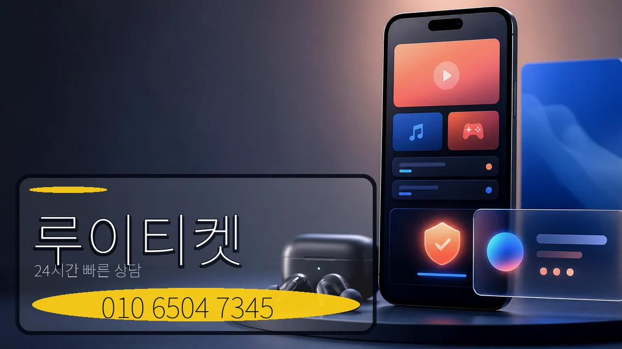 콘텐츠이용료현금화 루이티켓 빠른 상담 이미지