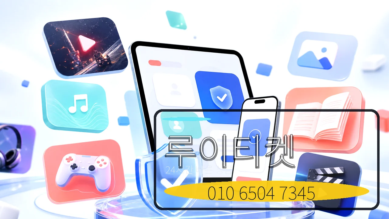 정보이용료현금화 루이티켓 카카오톡 상담 이미지