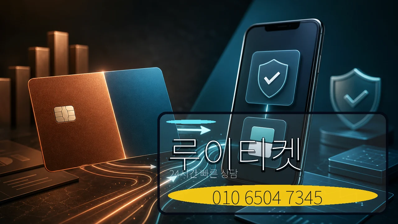 신용카드현금화 루이티켓 확인 상담 이미지
