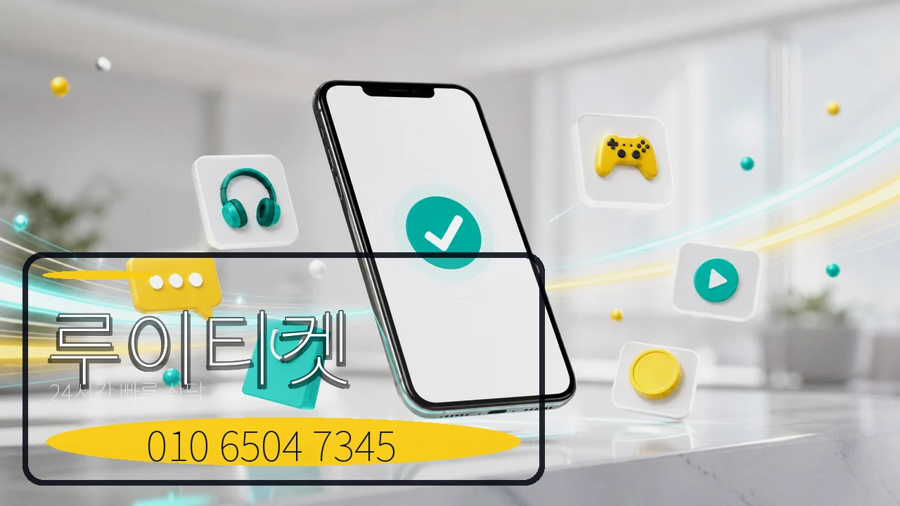 소액결제현금화 루이티켓 전화 상담 이미지