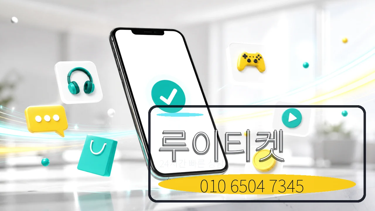 신용카드현금화 루이티켓 확인 상담 이미지