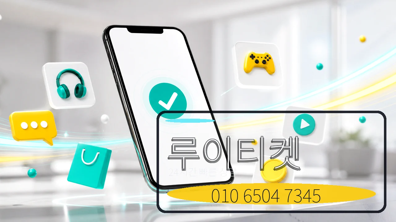 24시 상담문의 루이티켓 전화번호 이미지
